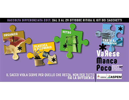 varese manca poco - aspem varese campagna riciclo 2016 - Bologna marzo 2017 - Redesign Agenzia Comunicazione Bologna