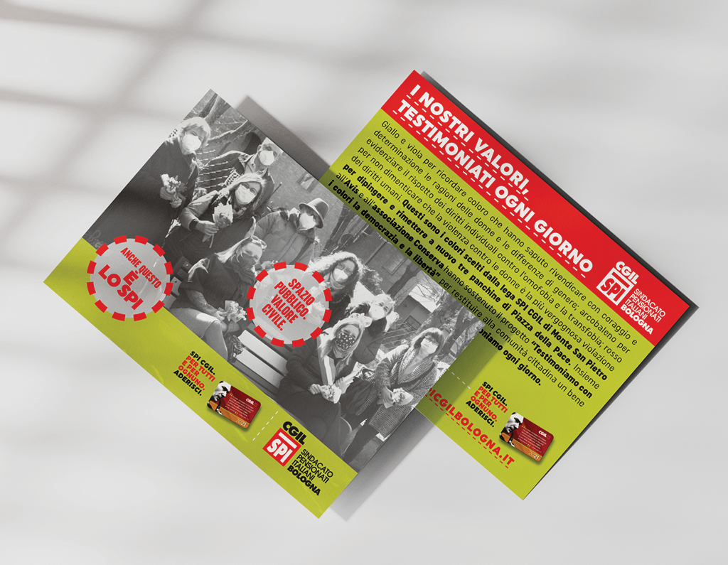Cartoline campagna SPI Bologna Redesign Agenzia Comunicazione
